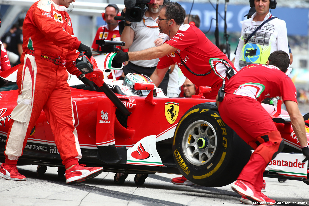 GP MALESIA, 01.10.2016 - Prove Libere 3, Sebastian Vettel (GER) Ferrari SF16-H