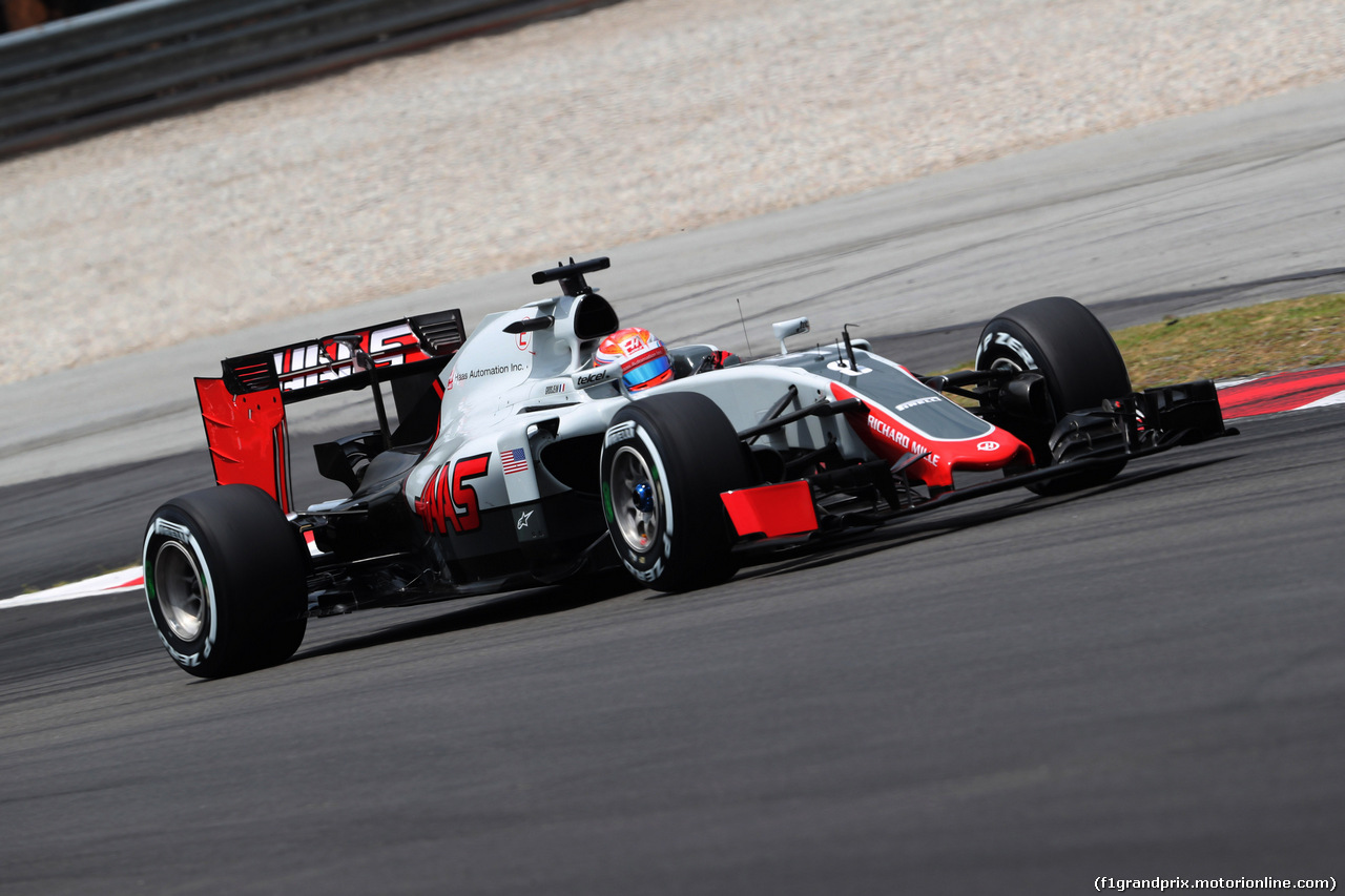 GP MALESIA, 01.10.2016 - Prove Libere 3, Romain Grosjean (FRA) Haas F1 Team VF-16