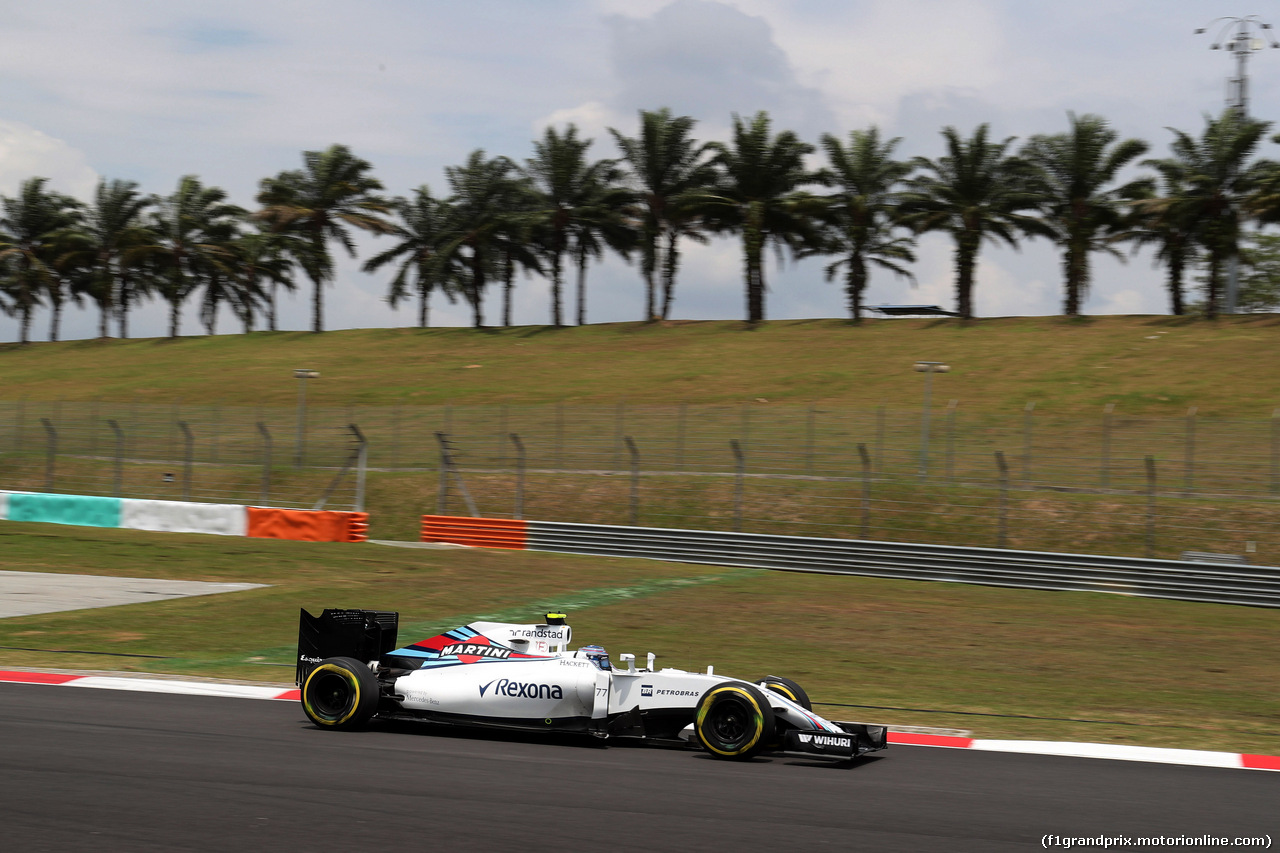 GP MALESIA, 01.10.2016 - Prove Libere 3, Valtteri Bottas (FIN) Williams FW38
