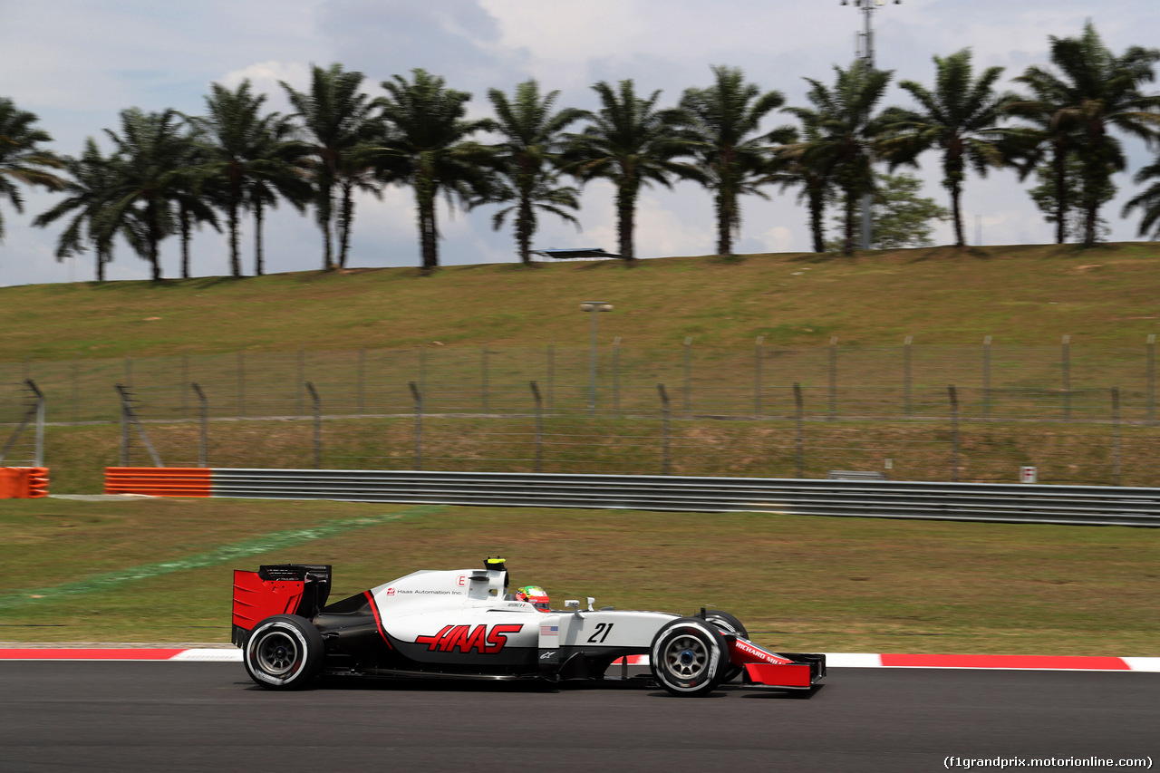 GP MALESIA, 01.10.2016 - Prove Libere 3, Esteban Gutierrez (MEX) Haas F1 Team VF-16