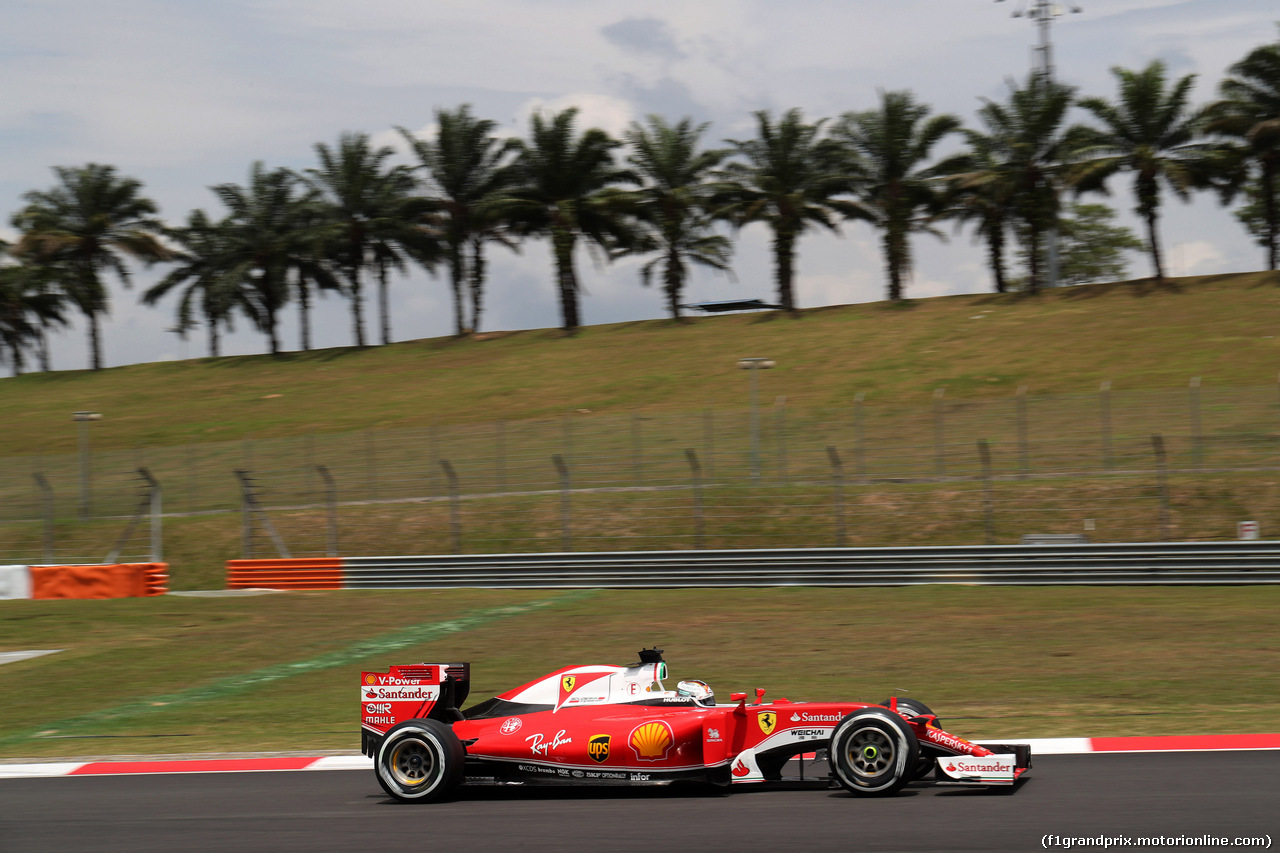 GP MALESIA, 01.10.2016 - Prove Libere 3, Sebastian Vettel (GER) Ferrari SF16-H