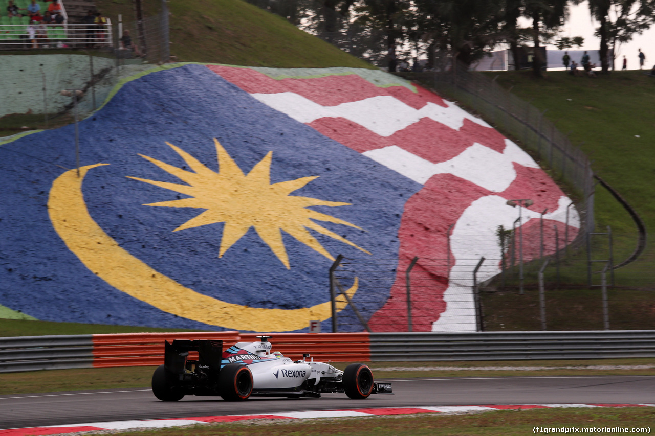 GP MALESIA, 01.10.2016 - Qualifiche, Felipe Massa (BRA) Williams FW38
