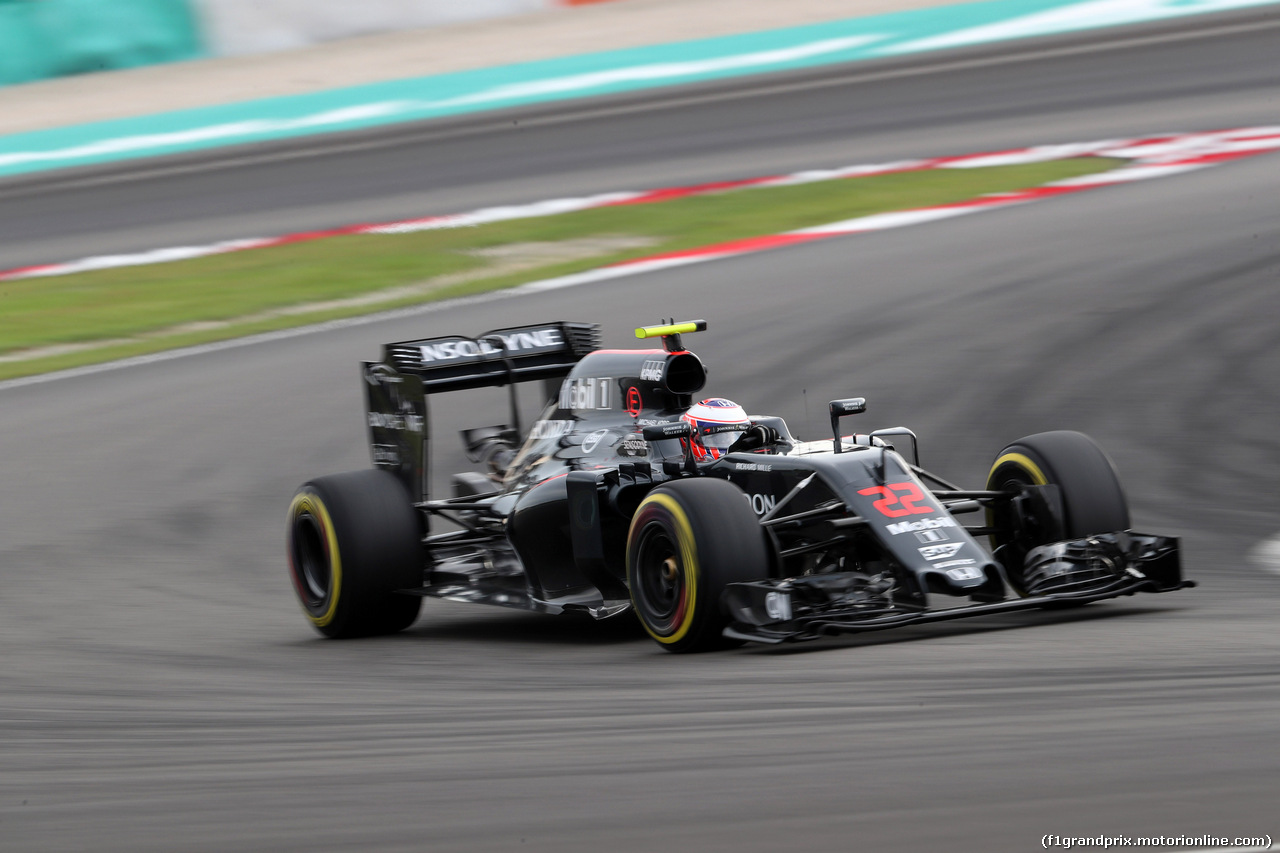 GP MALESIA, 01.10.2016 - Qualifiche, Jenson Button (GBR)  McLaren Honda MP4-31