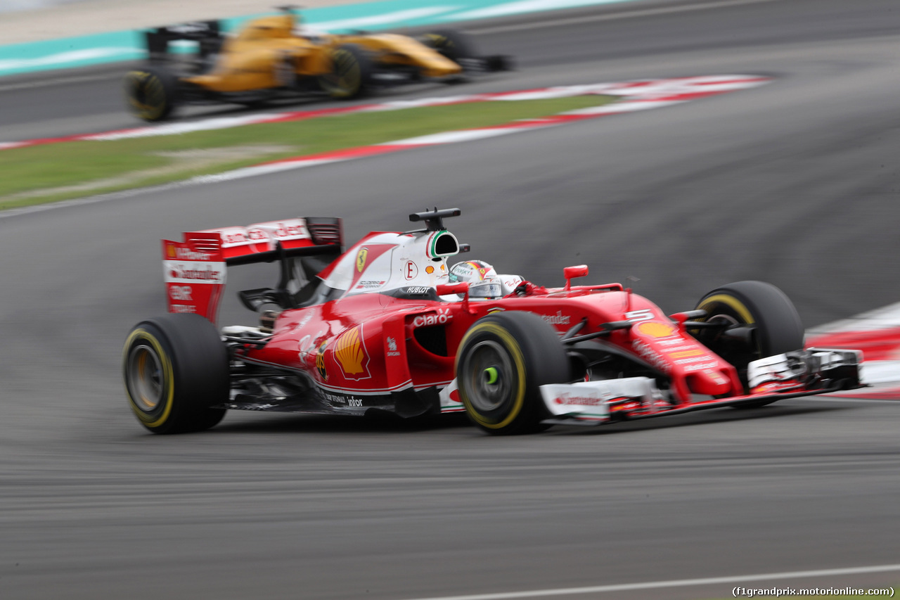 GP MALESIA, 01.10.2016 - Qualifiche, Sebastian Vettel (GER) Ferrari SF16-H