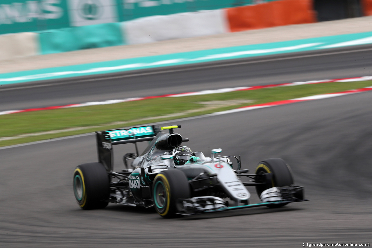 GP MALESIA, 01.10.2016 - Qualifiche, Nico Rosberg (GER) Mercedes AMG F1 W07 Hybrid