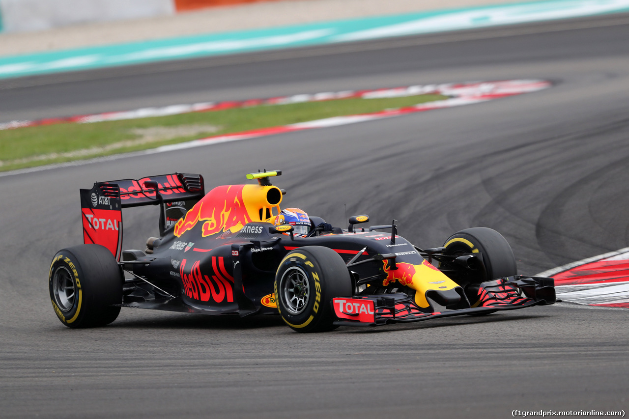 GP MALESIA, 01.10.2016 - Qualifiche, Max Verstappen (NED) Red Bull Racing RB12
