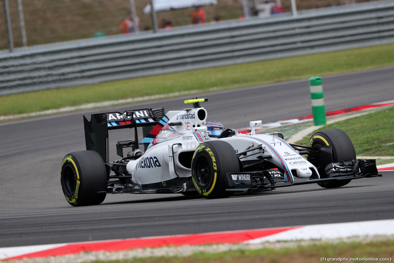 GP MALESIA, 01.10.2016 - Qualifiche, Valtteri Bottas (FIN) Williams FW38