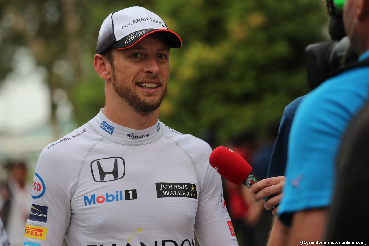 GP MALESIA, 01.10.2016 - Jenson Button (GBR)  McLaren Honda MP4-31