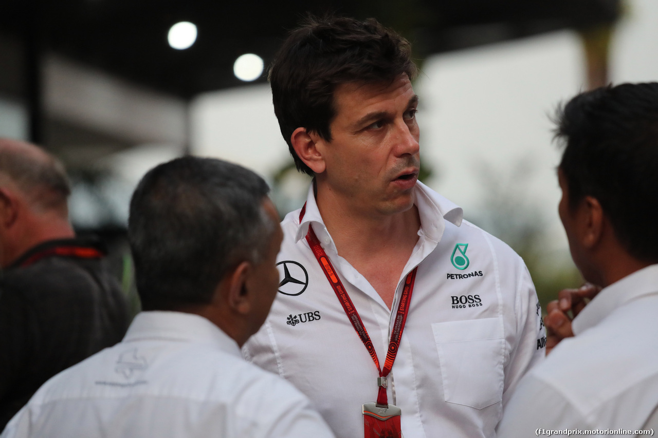 GP MALESIA, 01.10.2016 - Toto Wolff (GER) Mercedes AMG F1 Shareholder e Executive Director