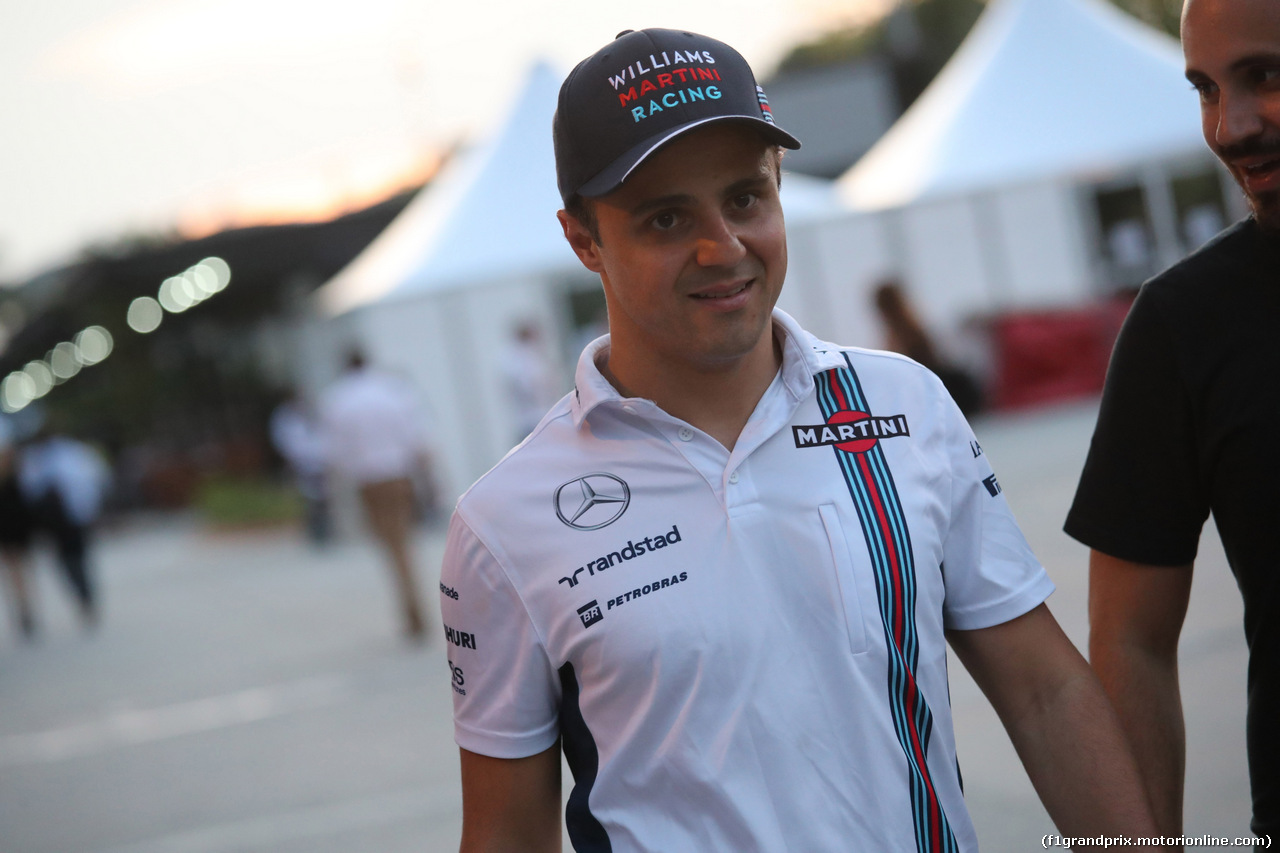 GP MALESIA, 01.10.2016 - Felipe Massa (BRA) Williams FW38