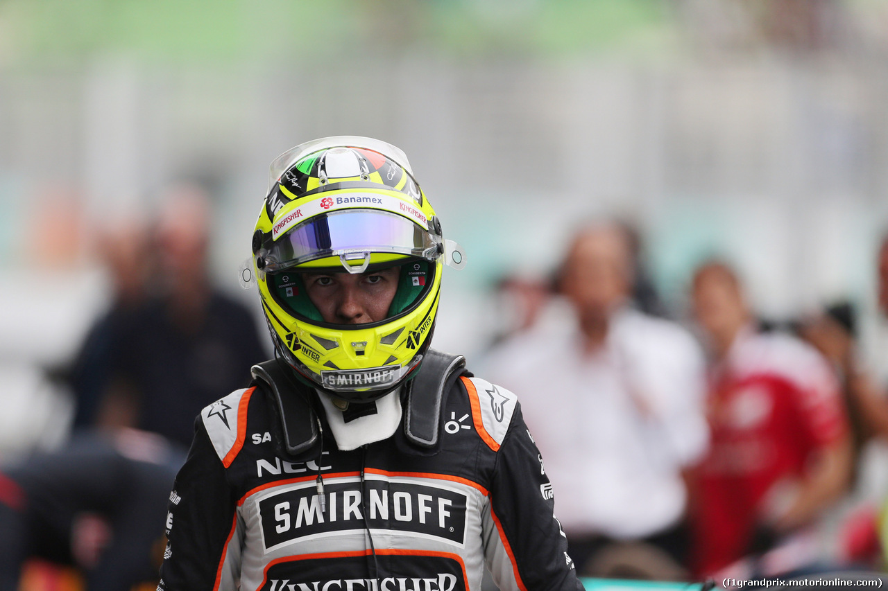 GP MALESIA, 01.10.2016 - Qualifiche, Sergio Perez (MEX) Sahara Force India F1 VJM09