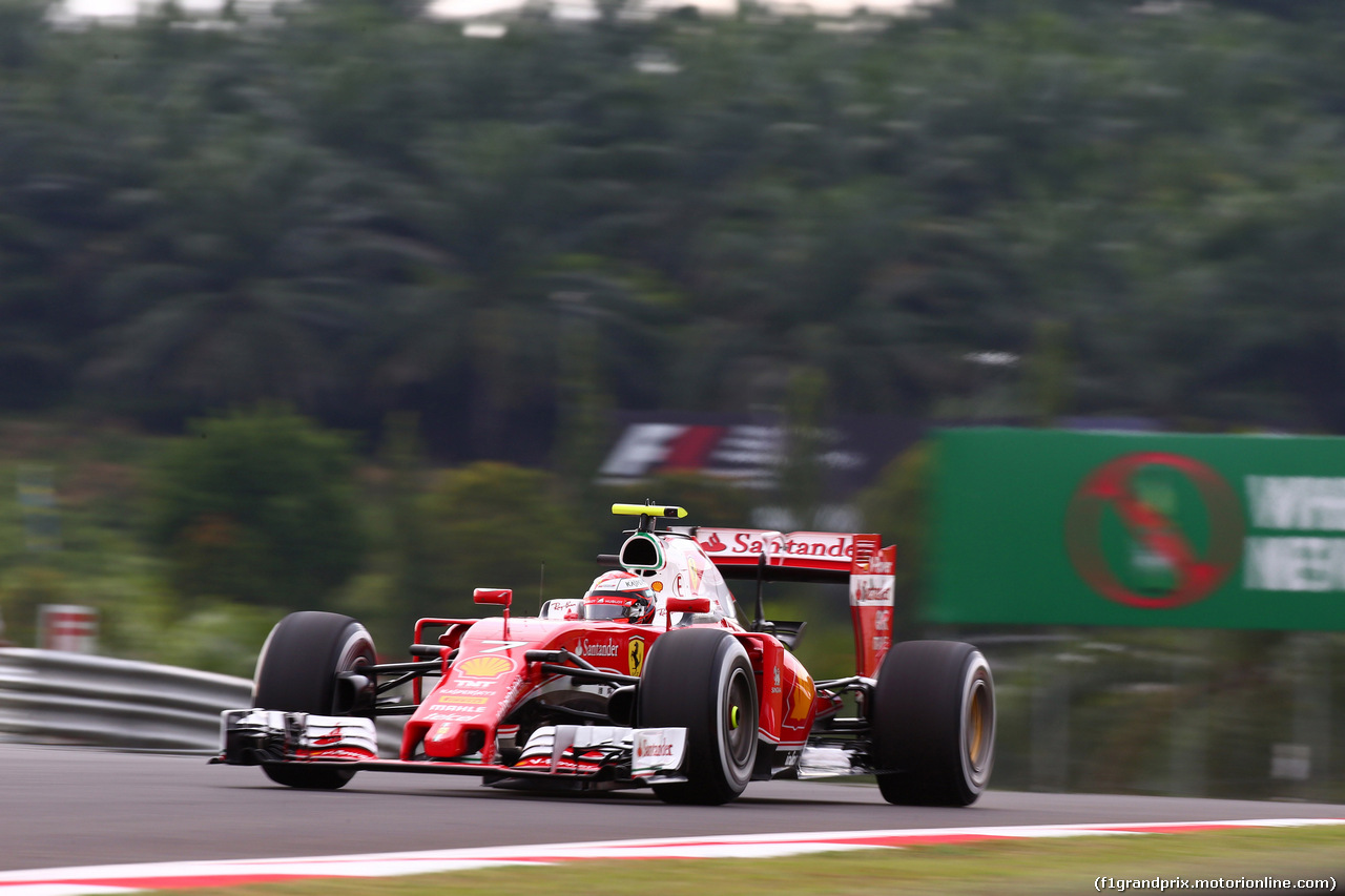 GP MALESIA, 01.10.2016 - Qualifiche, Kimi Raikkonen (FIN) Ferrari SF16-H