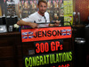 GP MALESIA, 30.09.2016 - Jenson Button (GBR)  McLaren Honda MP4-31 celebrates his 300th GP