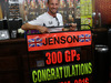 GP MALESIA, 30.09.2016 - Jenson Button (GBR)  McLaren Honda MP4-31 celebrates his 300th GP