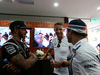 GP MALESIA, 30.09.2016 - Jenson Button (GBR)  McLaren Honda MP4-31 celebrates his 300th GP with Lewis Hamilton (GBR) Mercedes AMG F1 W07 Hybrid e Felipe Massa (BRA) Williams FW38