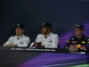 GP MALESIA, 01.10.2016 - Qualifiche, Conferenza Stampa, Nico Rosberg (GER) Mercedes AMG F1 W07 Hybrid, Lewis Hamilton (GBR) Mercedes AMG F1 W07 Hybrid e Max Verstappen (NED) Red Bull Racing RB12