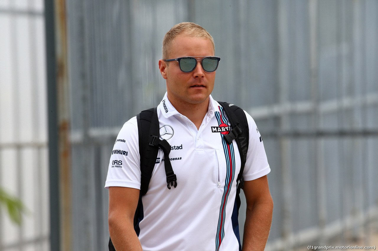 GP MALESIA, 29.09.2016 - Valtteri Bottas (FIN) Williams FW38