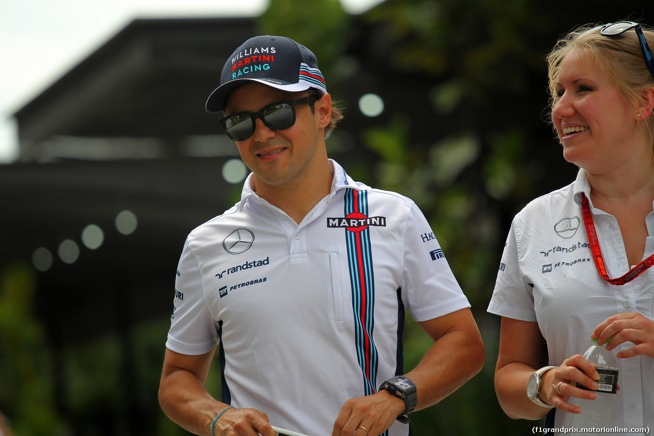 GP MALESIA, 29.09.2016 - Felipe Massa (BRA) Williams FW38