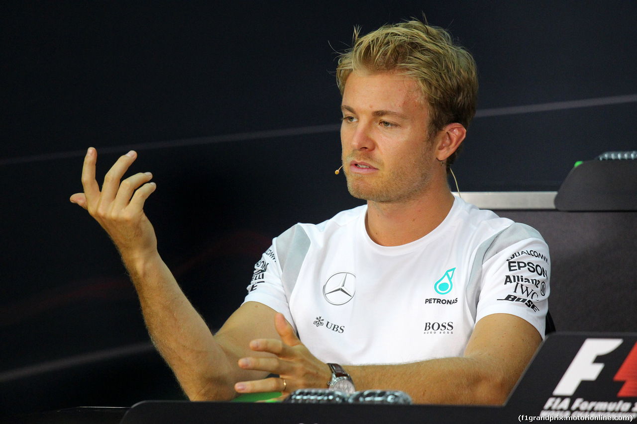 GP MALESIA, 29.09.2016 - Conferenza Stampa, Nico Rosberg (GER) Mercedes AMG F1 W07 Hybrid
