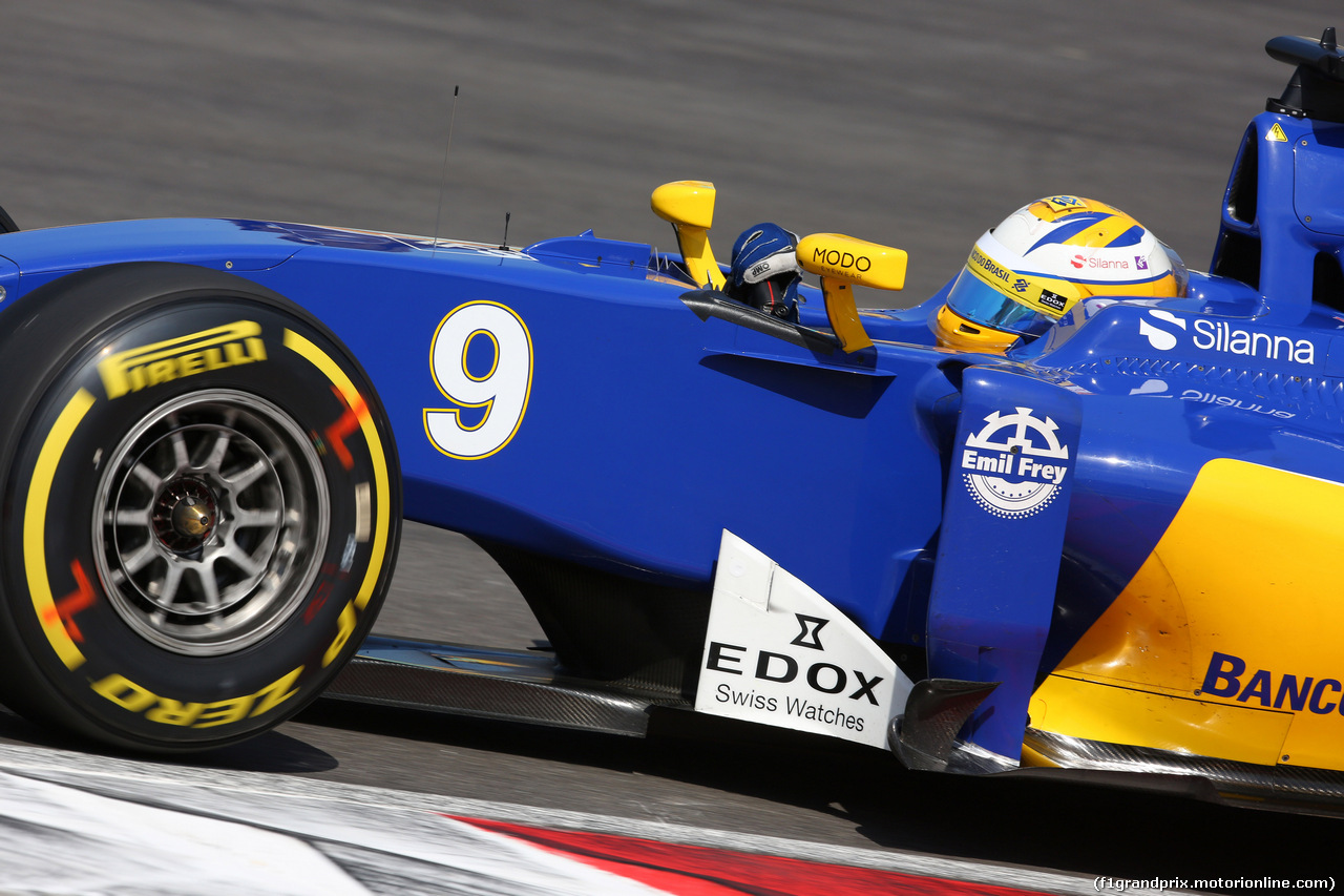 GP MALESIA, 30.09.2016 - Prove Libere 1, Marcus Ericsson (SUE) Sauber C34