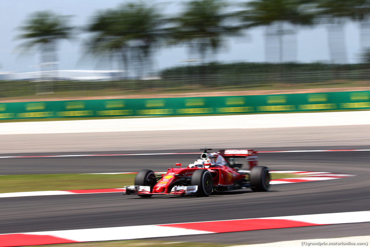GP MALESIA, 30.09.2016 - Prove Libere 1, Sebastian Vettel (GER) Ferrari SF16-H