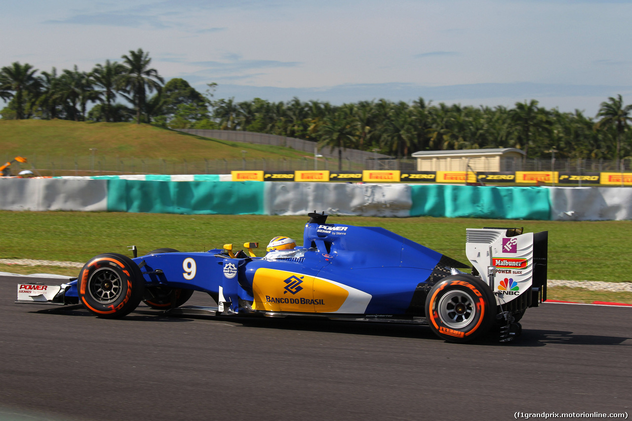 GP MALESIA, 30.09.2016 - Prove Libere 1, Marcus Ericsson (SUE) Sauber C34