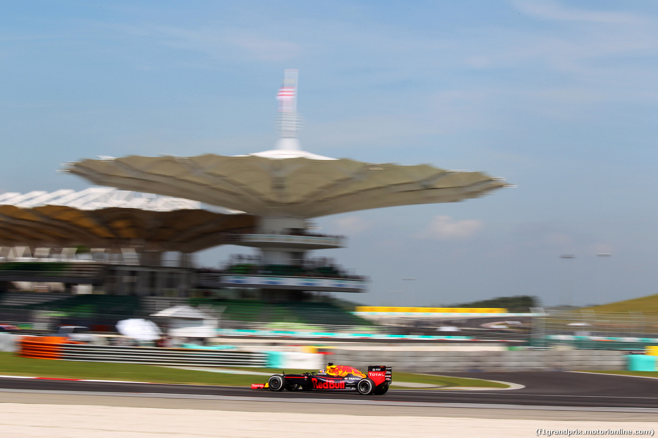 GP MALESIA, 30.09.2016 - Prove Libere 1, Daniel Ricciardo (AUS) Red Bull Racing RB12