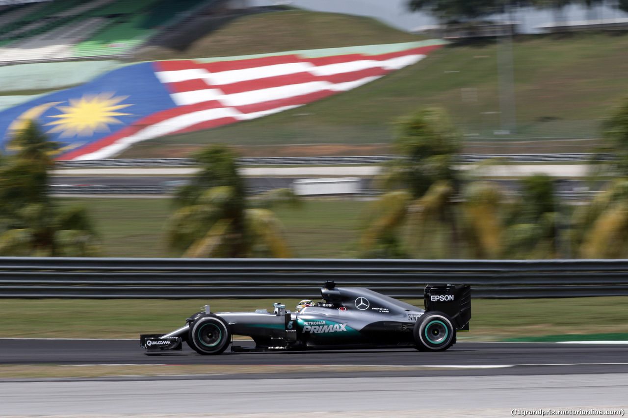 GP MALESIA, 30.09.2016 - Prove Libere 1, Lewis Hamilton (GBR) Mercedes AMG F1 W07 Hybrid