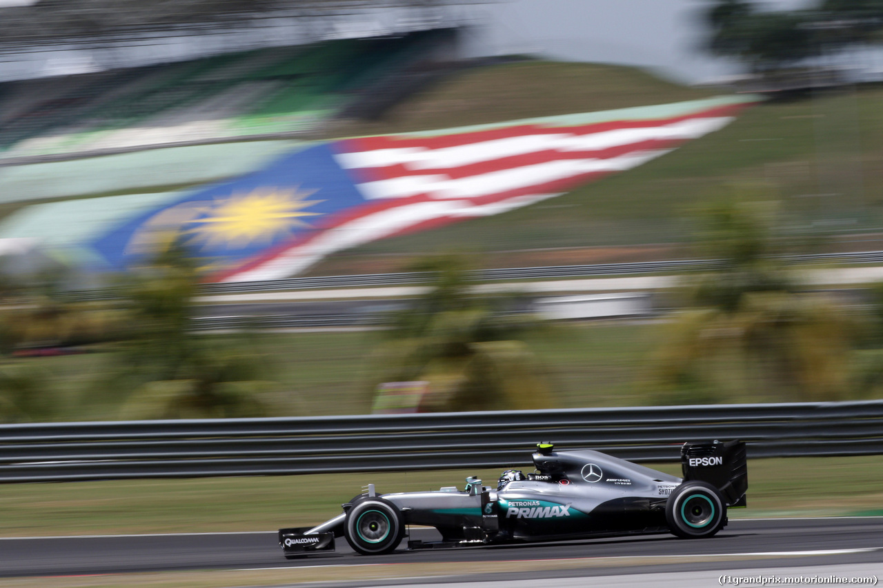 GP MALESIA, 30.09.2016 - Prove Libere 1, Nico Rosberg (GER) Mercedes AMG F1 W07 Hybrid