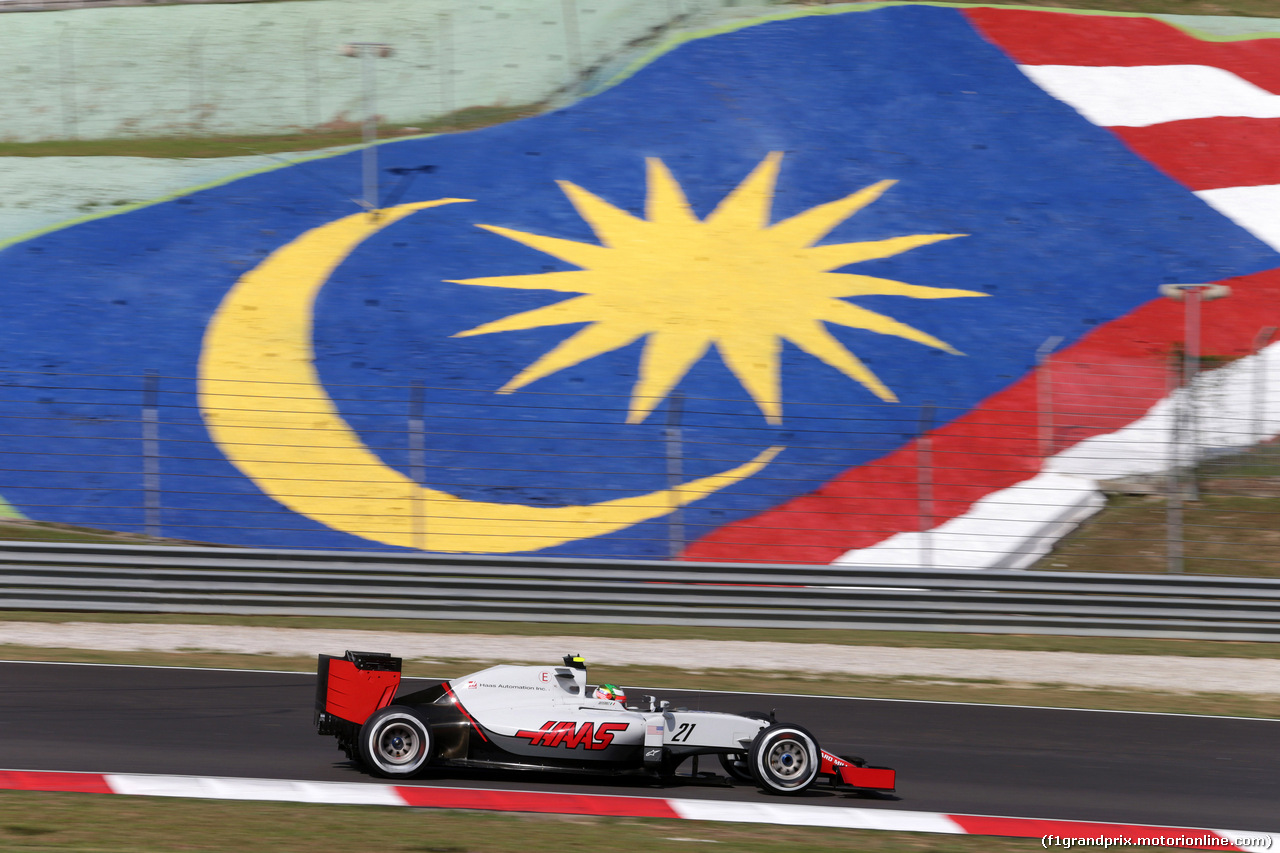 GP MALESIA, 30.09.2016 - Prove Libere 1, Esteban Gutierrez (MEX) Haas F1 Team VF-16