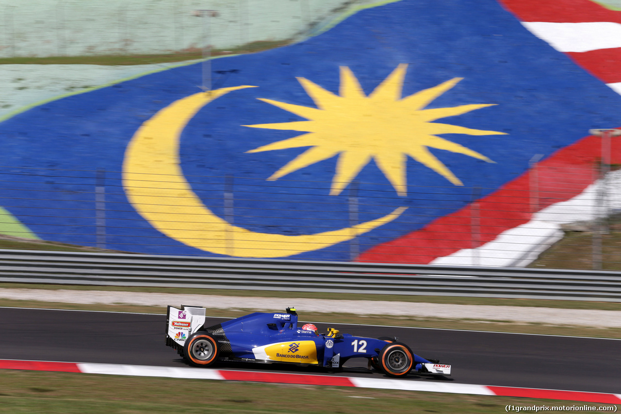 GP MALESIA, 30.09.2016 - Prove Libere 1, Felipe Nasr (BRA) Sauber C34