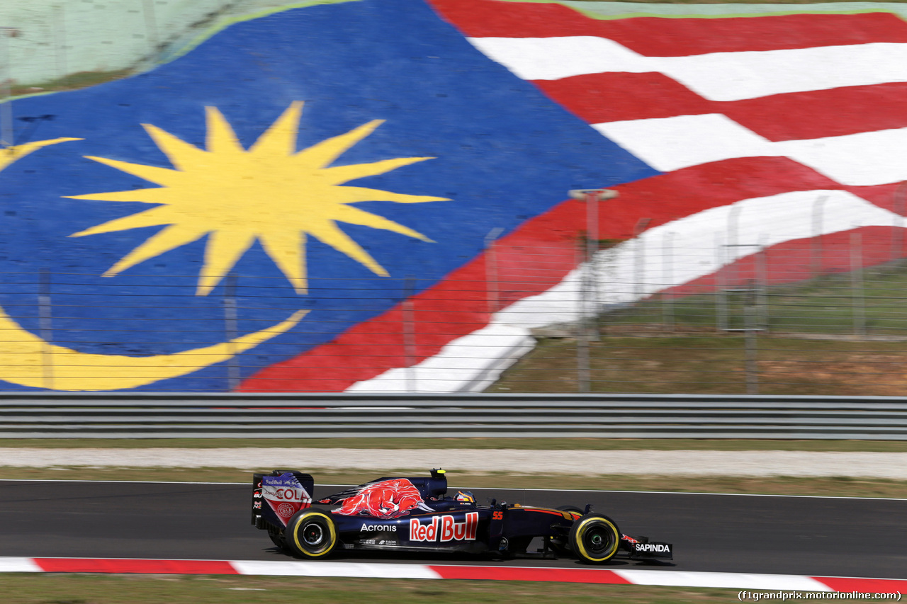 GP MALESIA, 30.09.2016 - Prove Libere 1, Carlos Sainz Jr (ESP) Scuderia Toro Rosso STR11