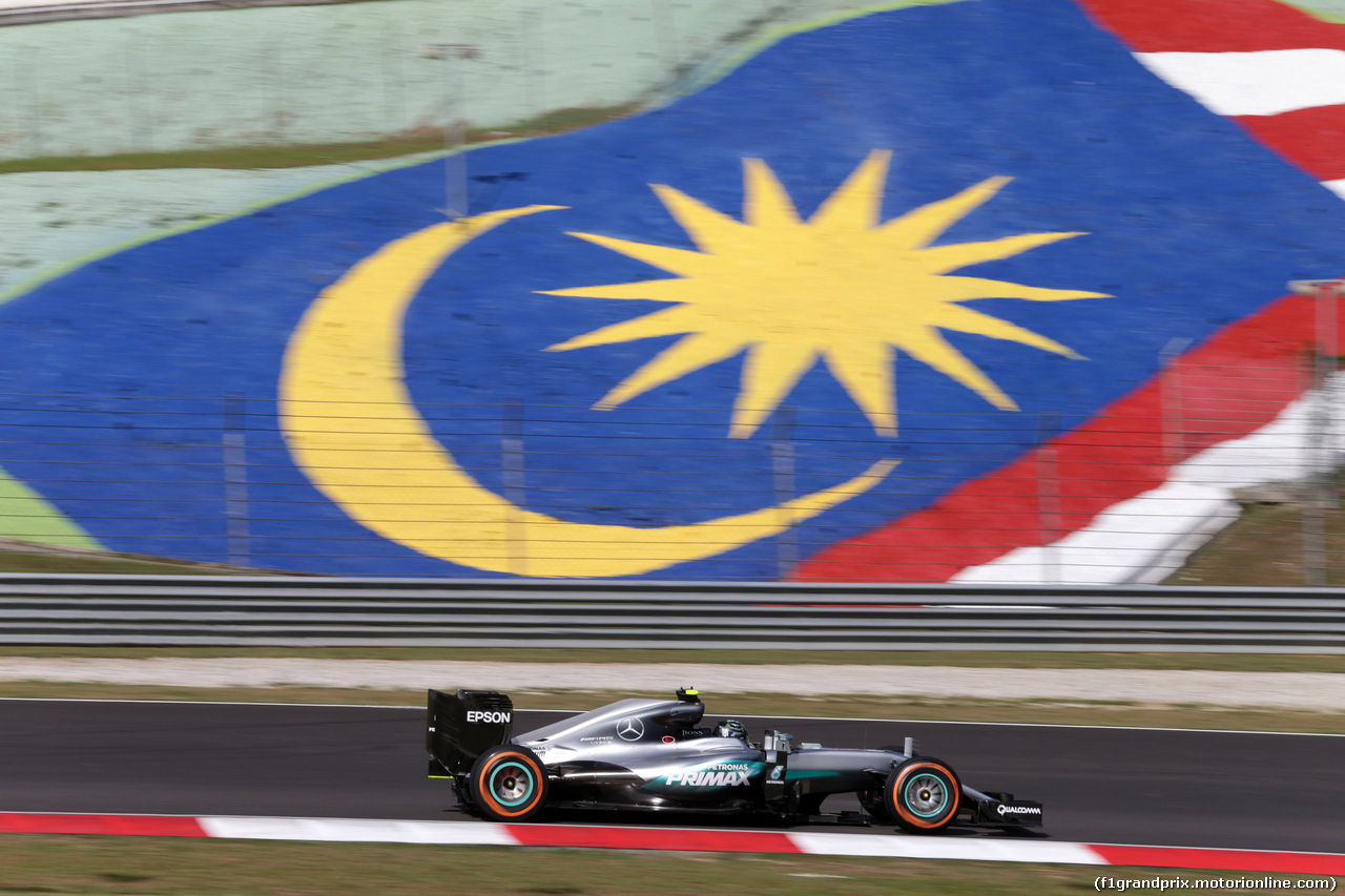 GP MALESIA, 30.09.2016 - Prove Libere 1, Nico Rosberg (GER) Mercedes AMG F1 W07 Hybrid