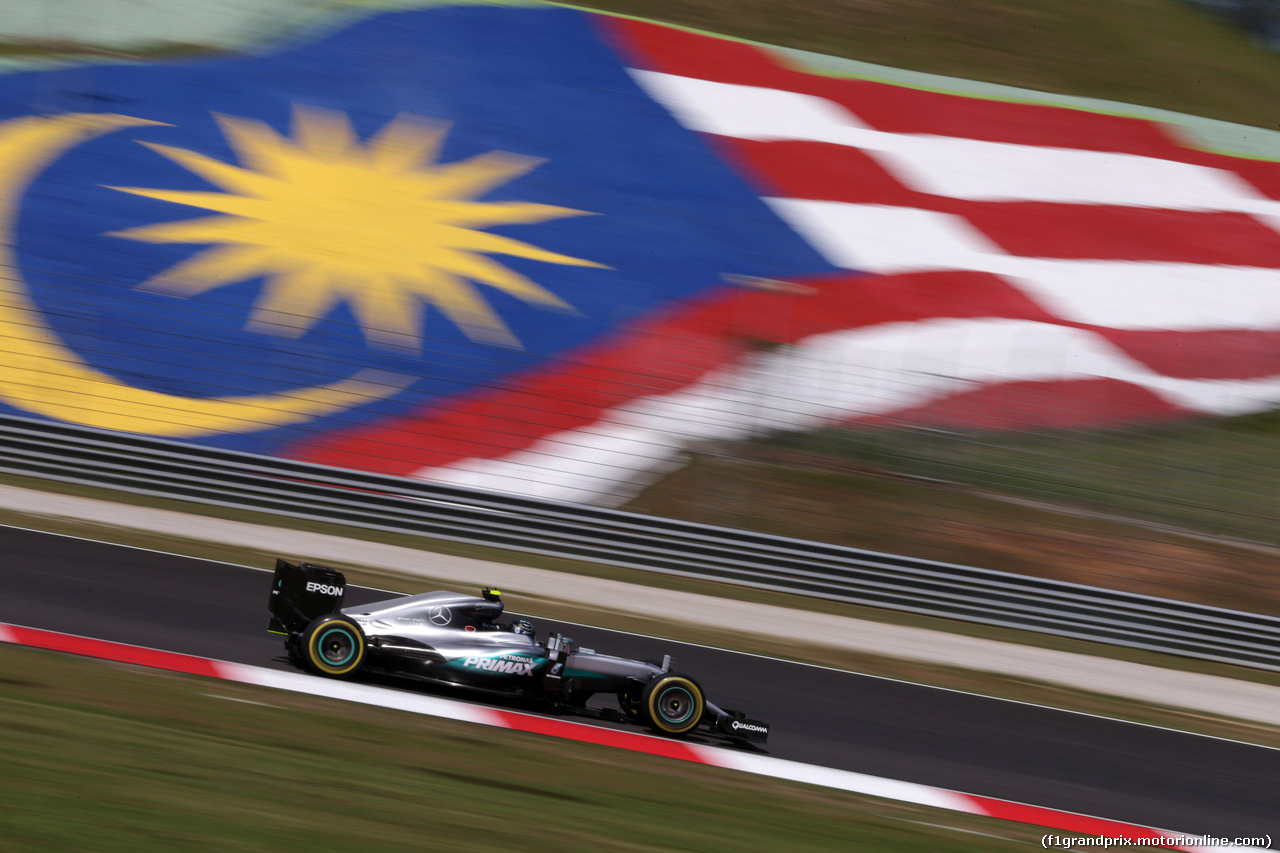 GP MALESIA, 30.09.2016 - Prove Libere 1, Nico Rosberg (GER) Mercedes AMG F1 W07 Hybrid