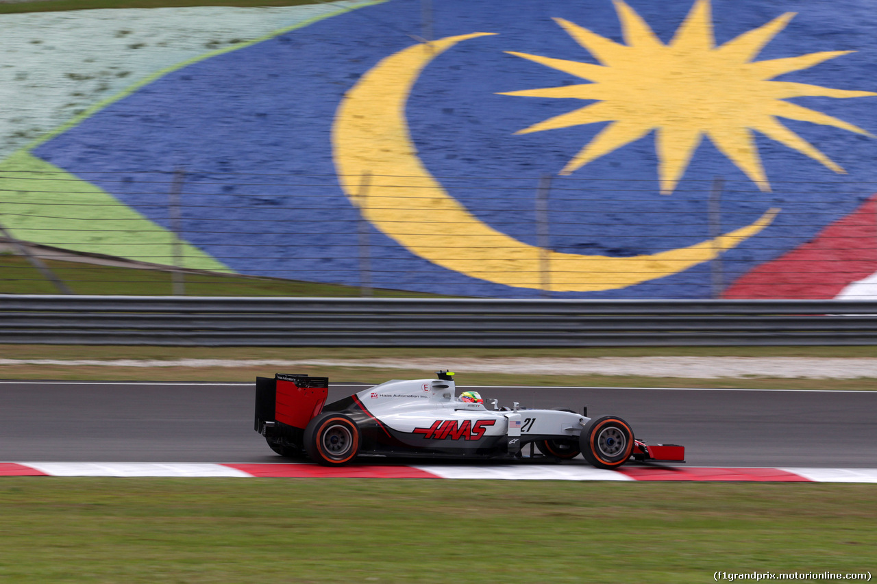 GP MALESIA, 30.09.2016 - Prove Libere 2, Esteban Gutierrez (MEX) Haas F1 Team VF-16