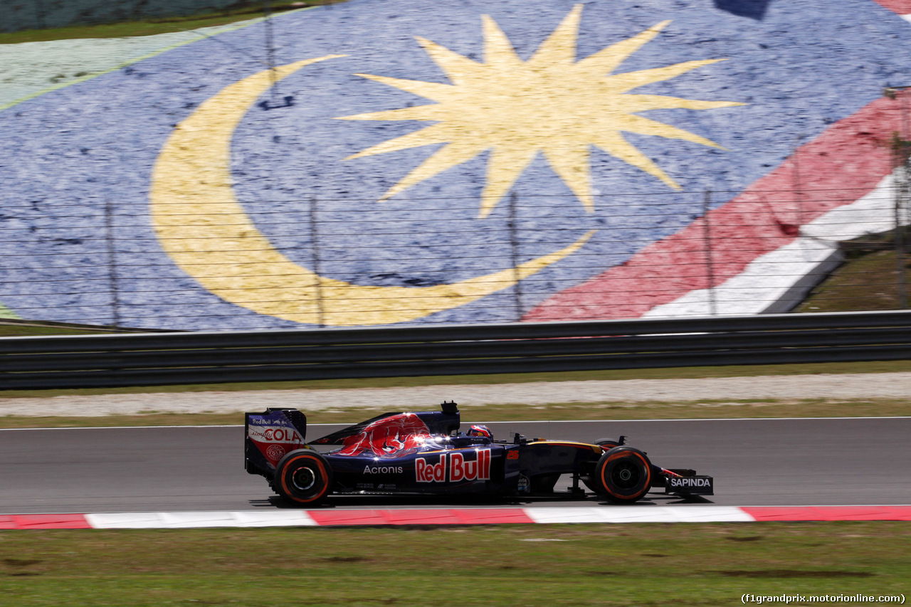 GP MALESIA, 30.09.2016 - Prove Libere 2, Daniil Kvyat (RUS) Scuderia Toro Rosso STR11