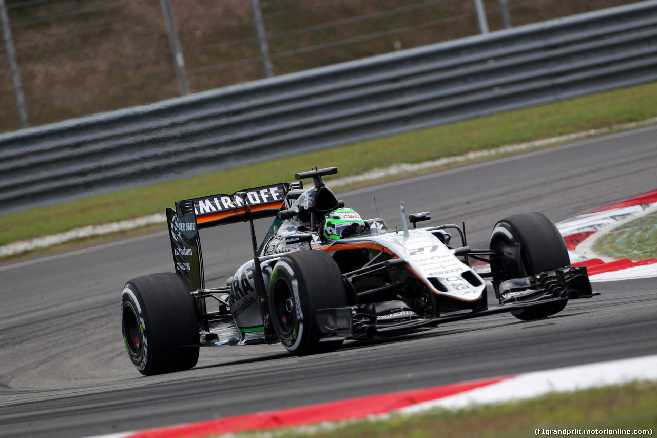 GP MALESIA, 30.09.2016 - Prove Libere 2, Nico Hulkenberg (GER) Sahara Force India F1 VJM09