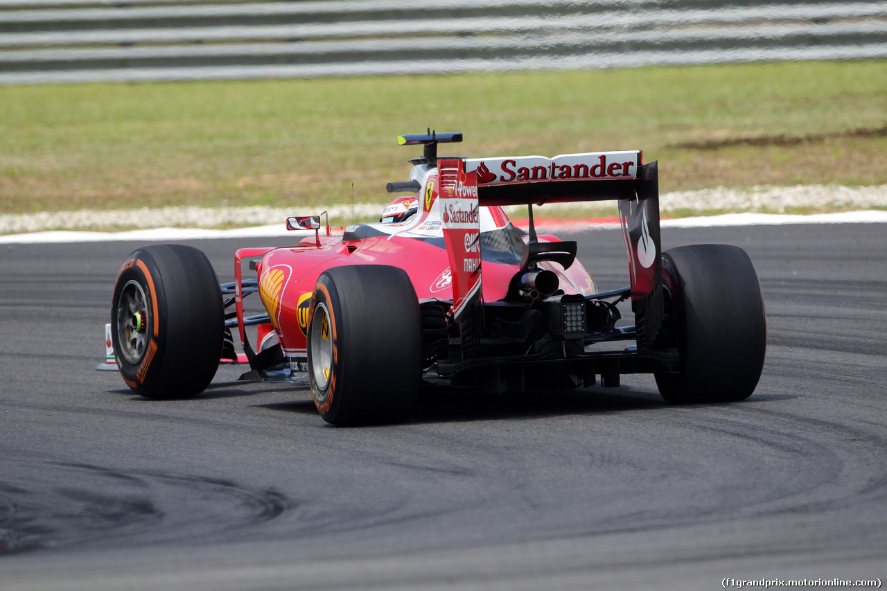 GP MALESIA, 30.09.2016 - Prove Libere 2, Kimi Raikkonen (FIN) Ferrari SF16-H