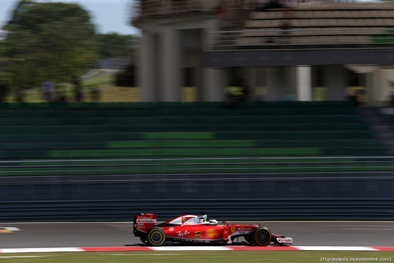 GP MALESIA, 30.09.2016 - Prove Libere 2, Sebastian Vettel (GER) Ferrari SF16-H