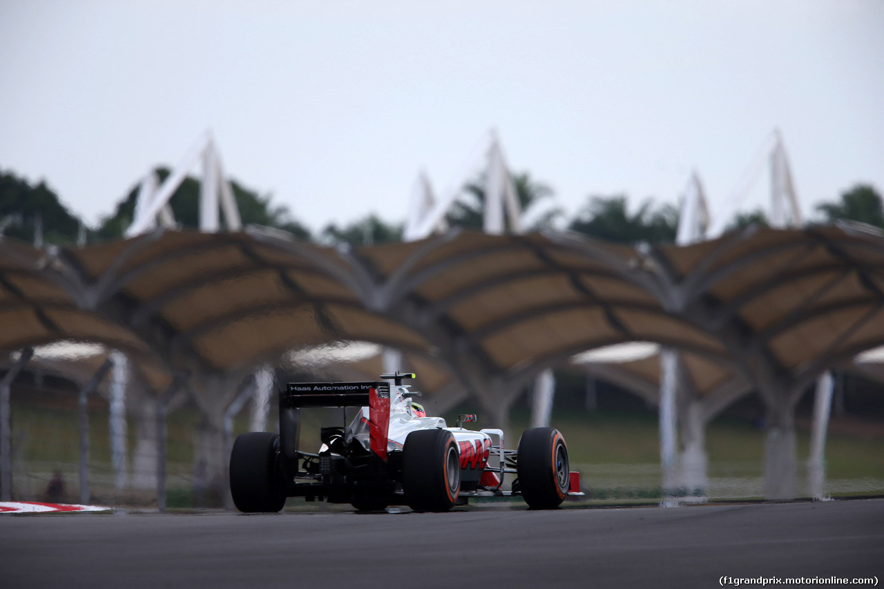 GP MALESIA, 30.09.2016 - Prove Libere 2, Esteban Gutierrez (MEX) Haas F1 Team VF-16