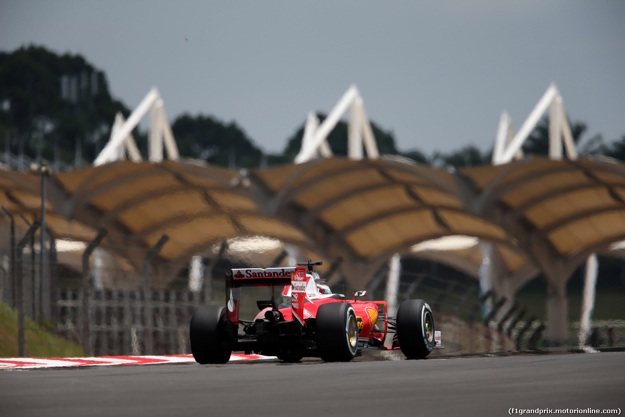 GP MALESIA, 30.09.2016 - Prove Libere 2, Sebastian Vettel (GER) Ferrari SF16-H