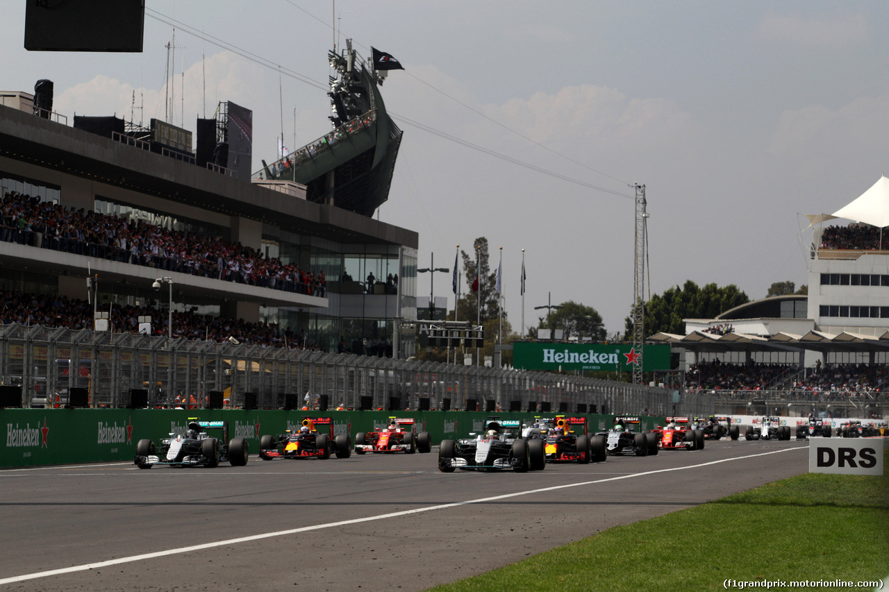 GP MESSICO, 30.10.2016 - Gara, Start of the race