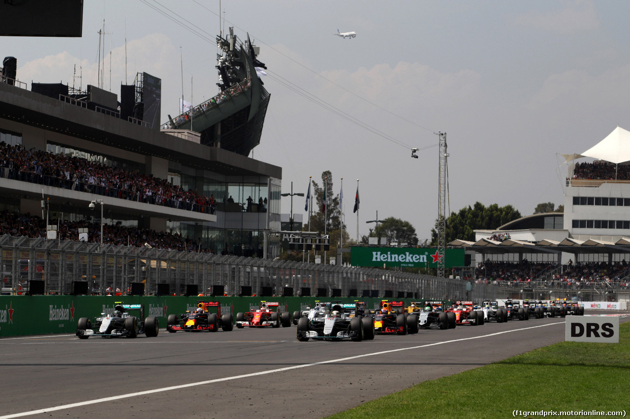 GP MESSICO, 30.10.2016 - Gara, Start of the race