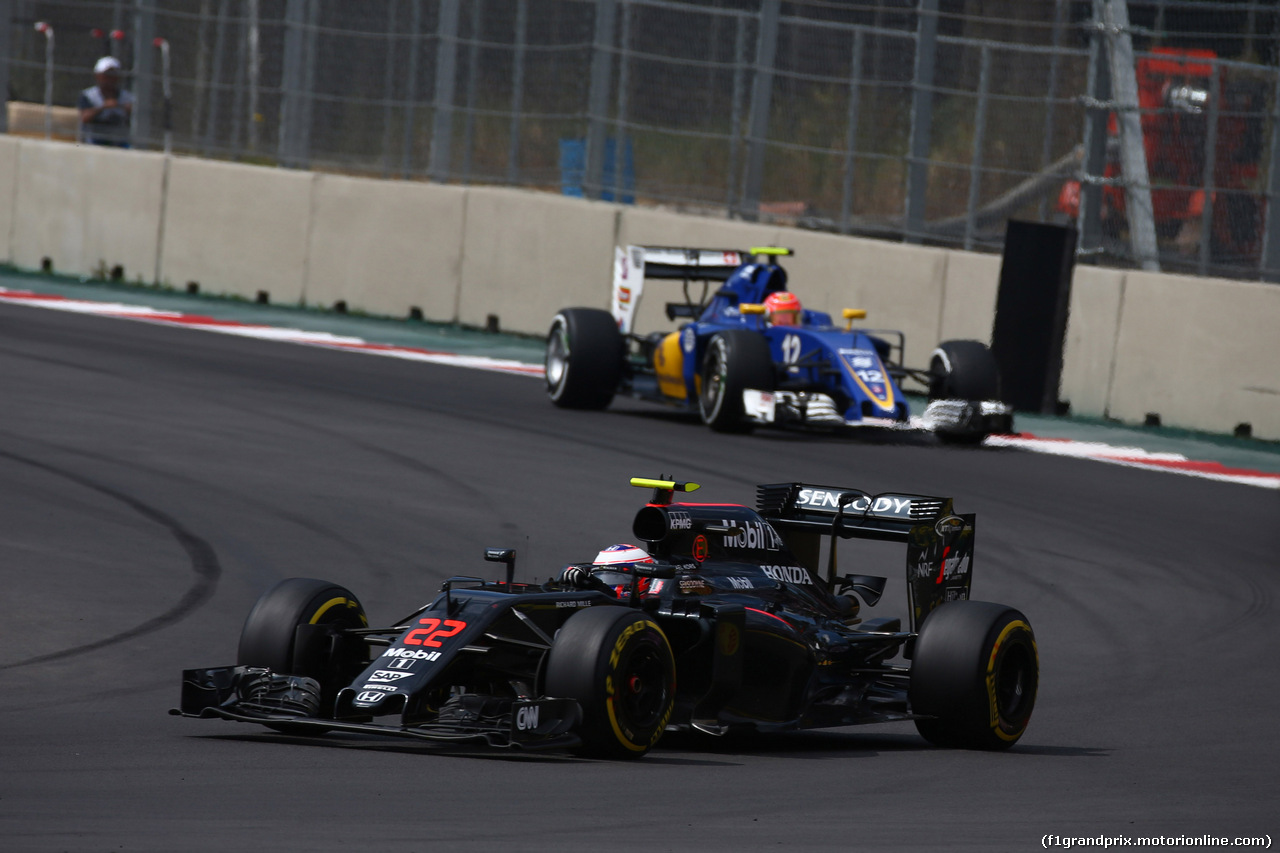 GP MESSICO, 30.10.2016 - Gara, Jenson Button (GBR)  McLaren Honda MP4-31