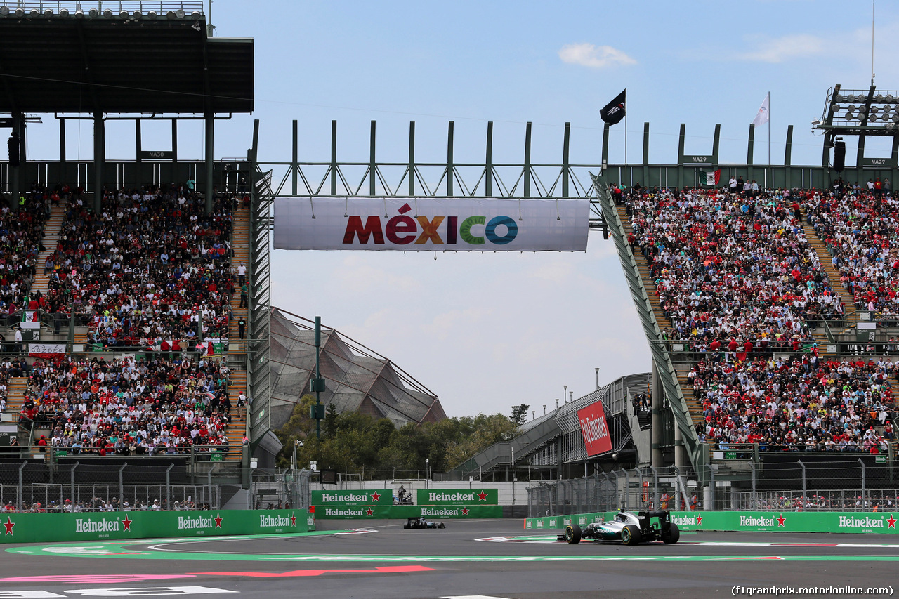 GP MESSICO, 30.10.2016 - Gara, Nico Rosberg (GER) Mercedes AMG F1 W07 Hybrid