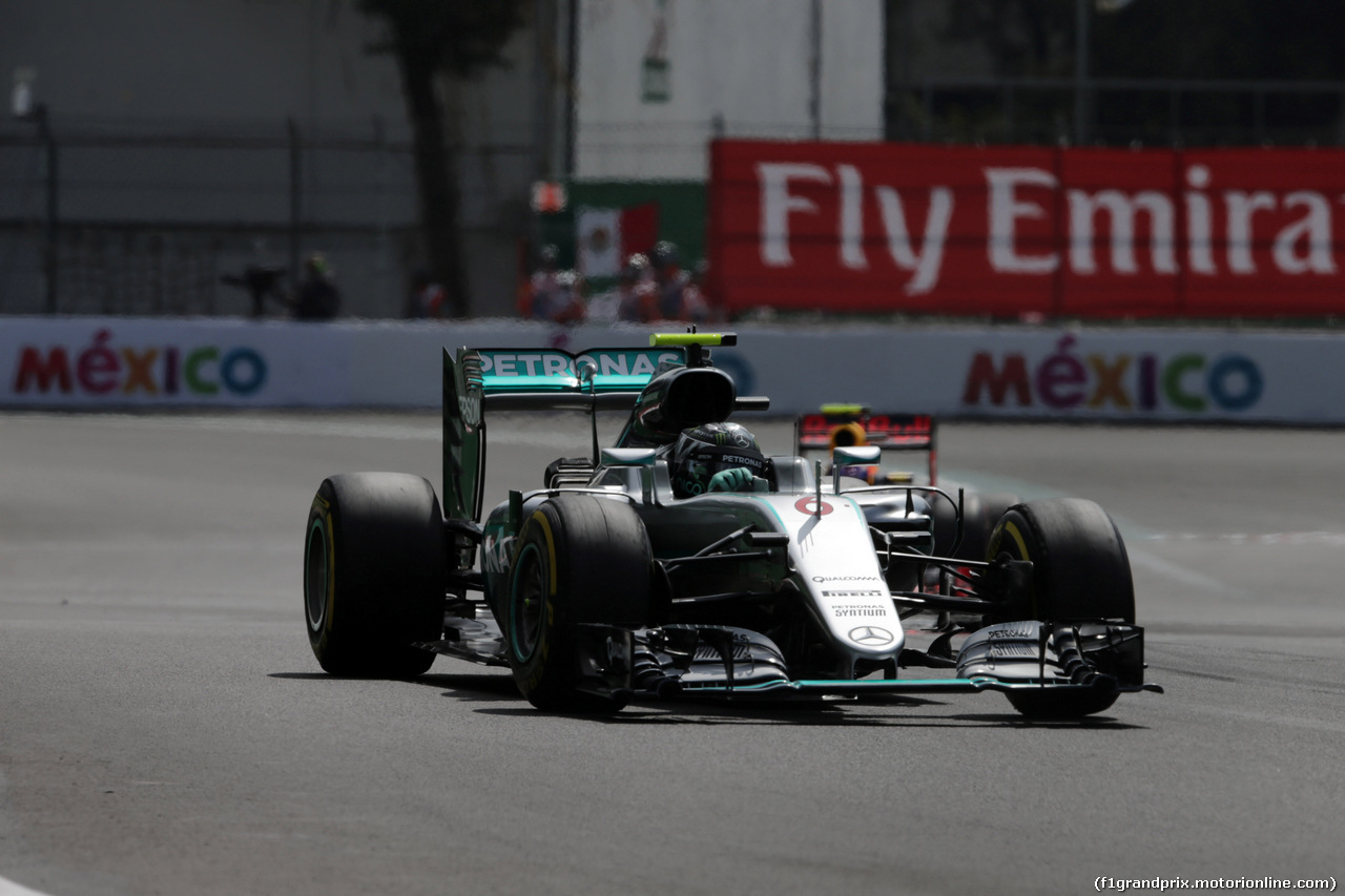GP MESSICO, 30.10.2016 - Gara, Nico Rosberg (GER) Mercedes AMG F1 W07 Hybrid