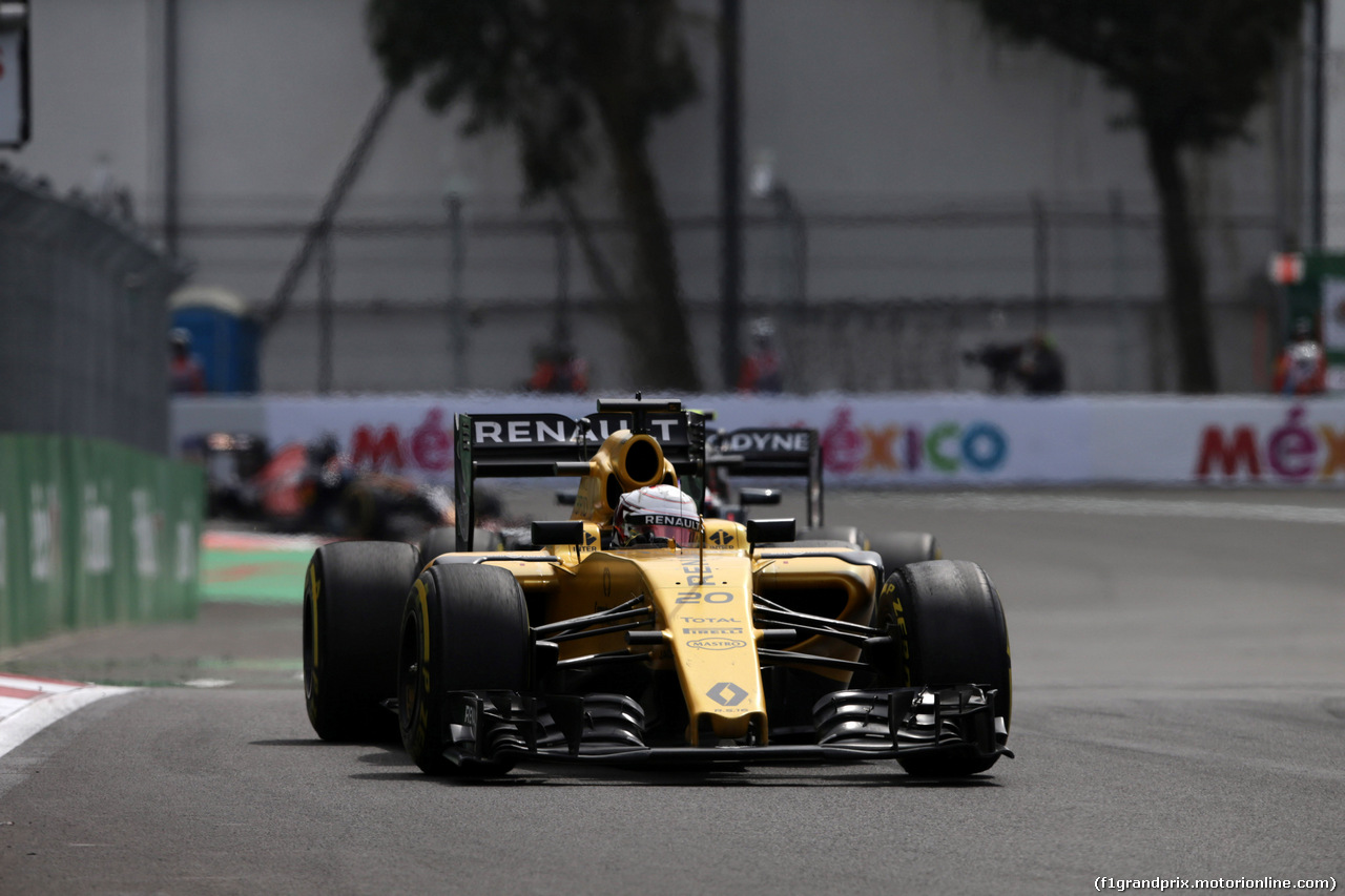 GP MESSICO, 30.10.2016 - Gara, Kevin Magnussen (DEN) Renault Sport F1 Team RS16