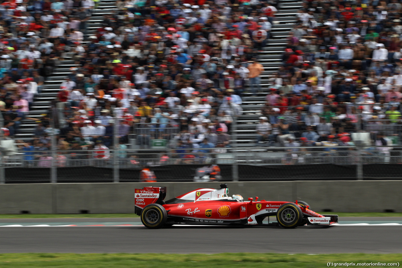 GP MESSICO, 30.10.2016 - Gara, Sebastian Vettel (GER) Ferrari SF16-H