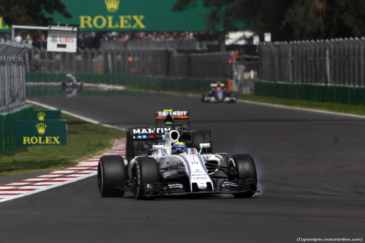 GP MESSICO, 30.10.2016 - Gara, Felipe Massa (BRA) Williams FW38