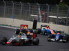 GP MESSICO, 30.10.2016 - Gara, Esteban Gutierrez (MEX) Haas F1 Team VF-16 davanti a Felipe Nasr (BRA) Sauber C34